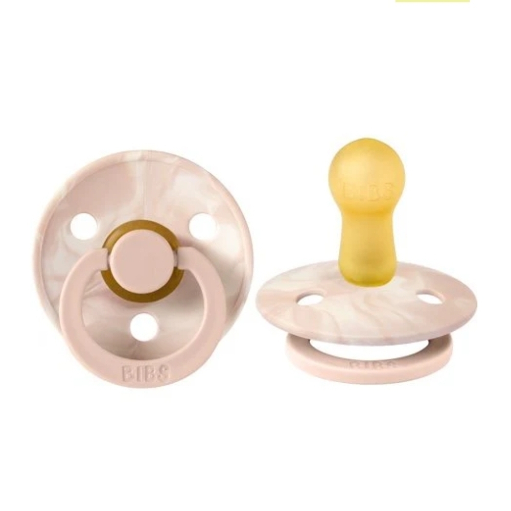BIBS Baby Pacifier Tie-dye Blush & Ivory | Size 1 | 2pk